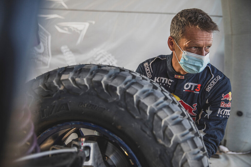 Ola Fløene reiste rett fra Dakar Rally til Frankrike, med den største kontrasten som en kartleser kan oppleve. Fra ørkenrally til Rally Monte-Carlo. (Foto: Flavien Duhamel/Red Bull Content Pool)