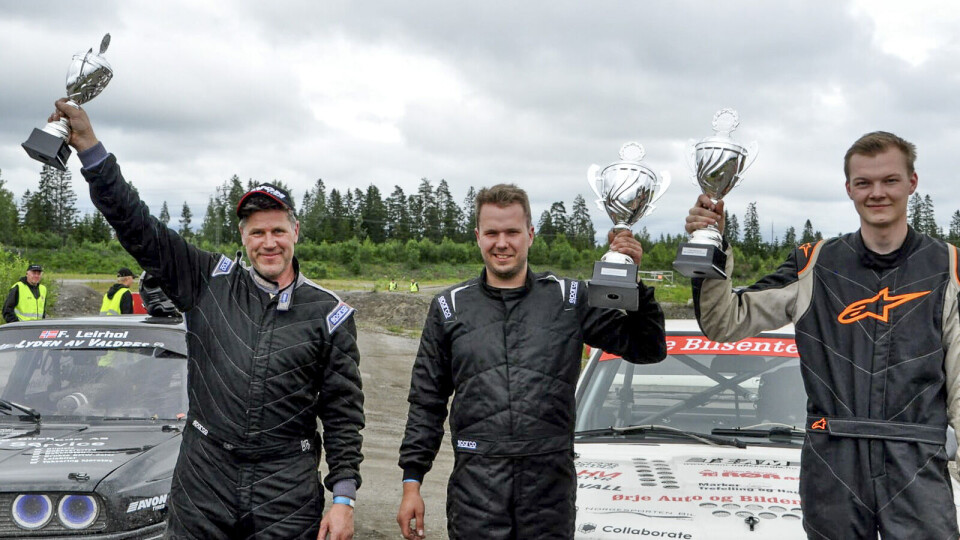 Tre gamle kjenninger i Supernasonal klasse 3, med Frode Leirhol, Jørgen Syversen og Sander Engsvik. Det var forøvrig regjerende mester Syversen som stakk av med seieren. (Foto: Anne Beth Mål Arntzen)