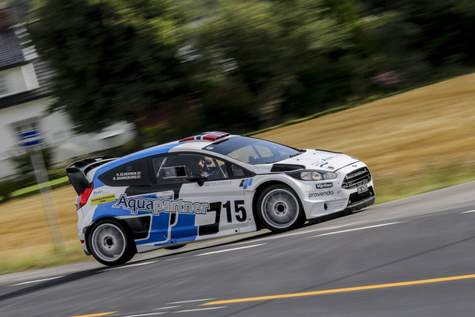 Rally Grimstad 2020, her ved deres profilerte hjemmefører Rune Danneborg. (Foto: Simen Næss Hagen / Parc Fermé)
