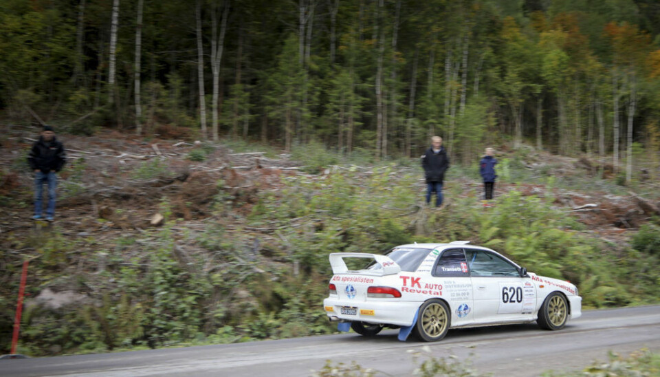 Tommy Transeth var én av ti deltakere som hadde meldt seg på Halden Sprintrally. 15 til var minstekravet for at løpet kunne avvikles. (Foto: Simen Næss Hagen)