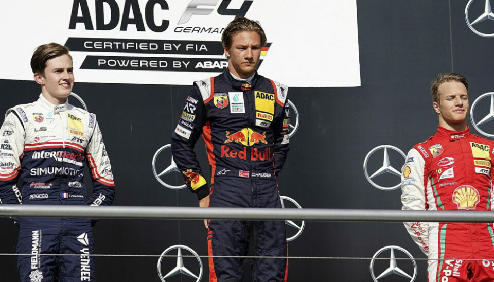 Theo Pourchaire (venstre) er klar for FIA Formel 3. I mellomtiden må vi fortsatt vente i spenning for å se når, eller om, Hauger også får en plass i denne serien. (Foto: Dutch Photo Agency/Red Bull Content Pool)