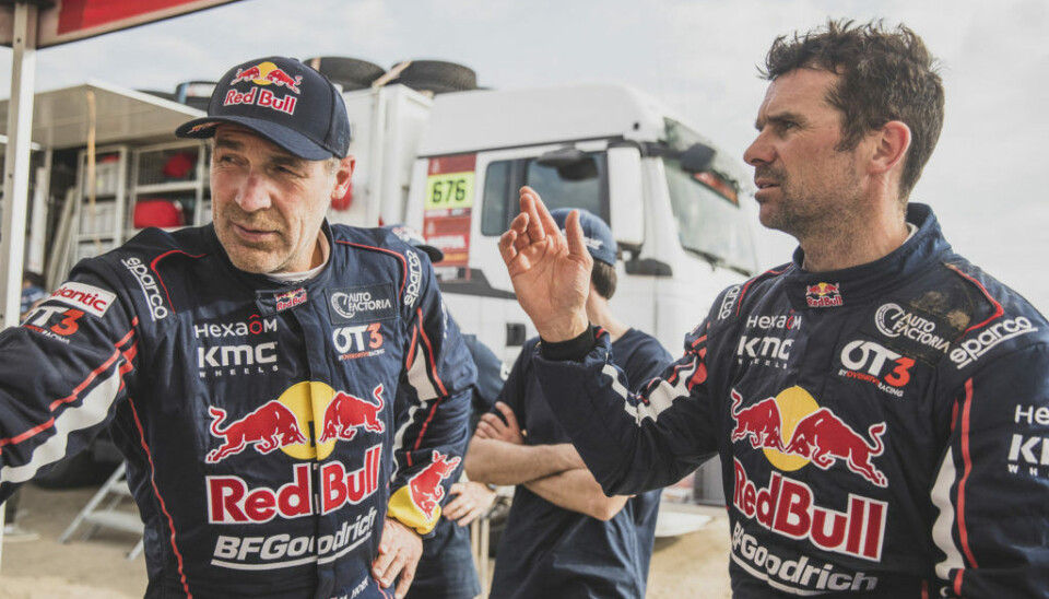 Mike Horn er kartleser for Cyril Despres i SSV-klassen og er teamkompiser til blant annet norske Ola Fløene. (Foto: Flavien Duhamel/Red Bull Content Pool)