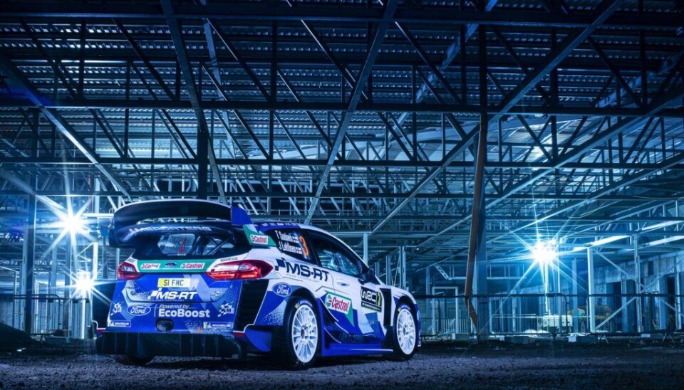 2020-utgaven av M-Sports Ford Fiesta WRC. (Foto: Drew Gibson)