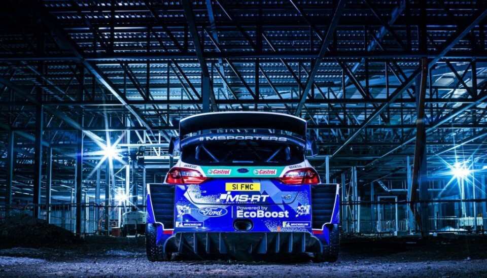 2020-utgaven av M-Sports Ford Fiesta WRC. (Foto: Drew Gibson)