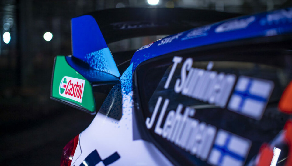 2020-utgaven av M-Sports Ford Fiesta WRC. (Foto: Drew Gibson)