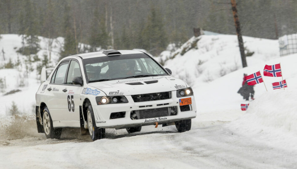Amund Skoglund, her fra Numedalsrally for to uker siden. (Foto: Simen Næss Hagen / Parc Fermé)