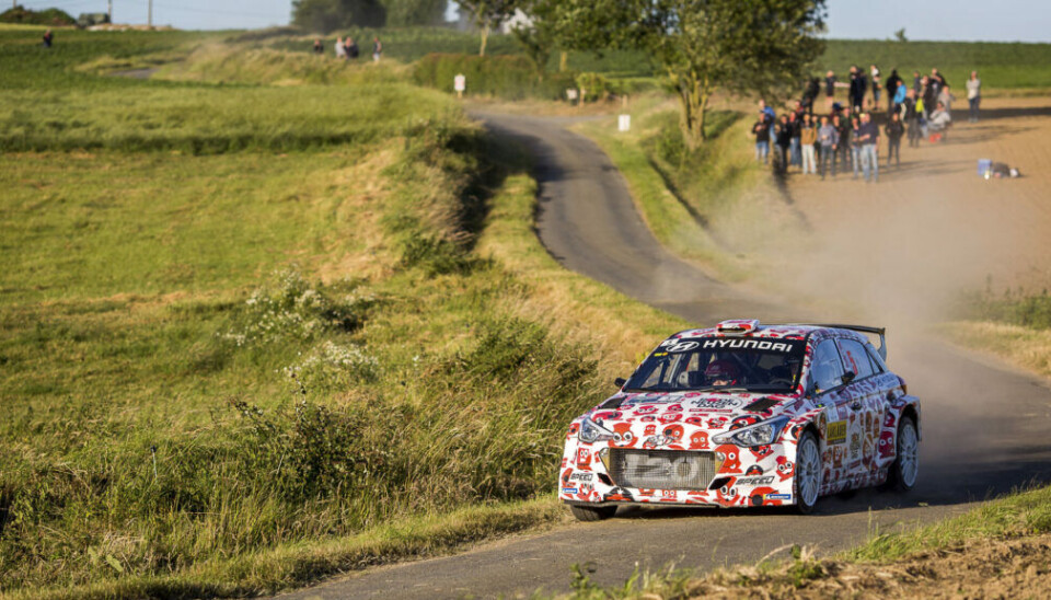 Thierry Neuville i forbindelse med Ypres Rally for to år siden. (Foto: Fabien Dufour / Hyundai Motorsport GmbH)