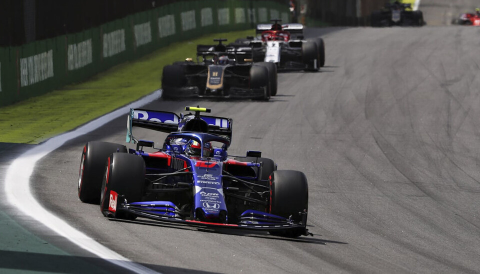 Pierre Gasly fra Brasils Grand Prix i 2019. (Foto: Red Bull Content Pool)