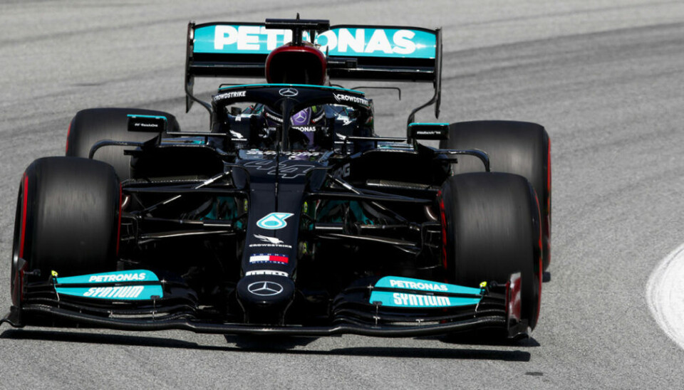 Lewis Hamilton under kvalifiseringen på Circuit de Barcelona-Catalunya. (Foto: LAT Images / Mercedes)