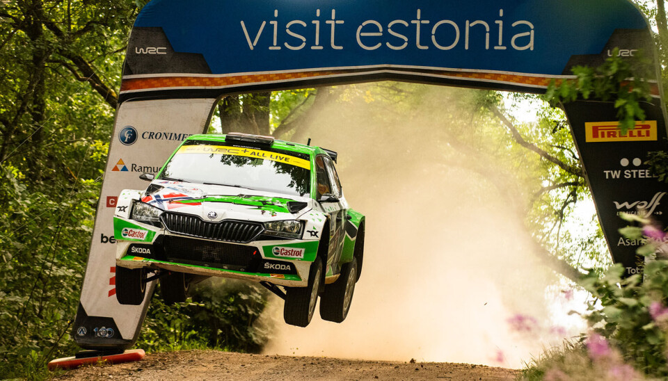 Rally Estland: Dobbelt norsk i WRC 2 mens Kalle (20) skrev historie i Rally-VM