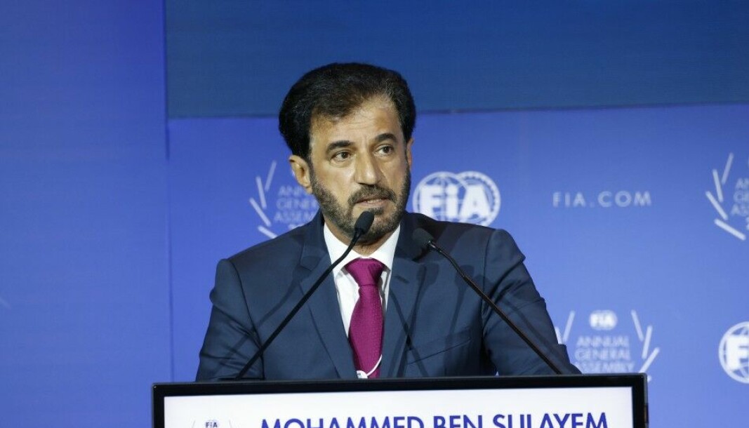 FIAs nyvalgte president Mohamed Ben Sulayem.