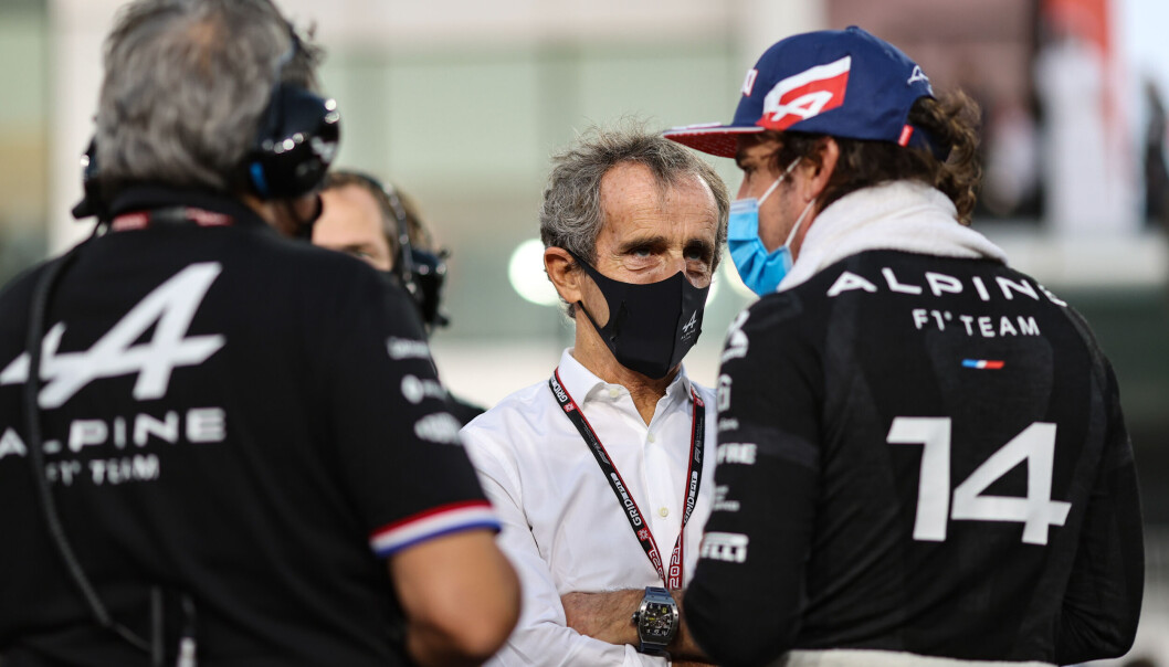 Alain Prost var en av Alpines nøkkelpersoner. Nå forlater han sin rådgiverrolle etter bråk internt i laget. Alain Prost var en av Alpines nøkkelpersoner. Nå forlater han sin rådgiverrolle etter bråk internt i laget.