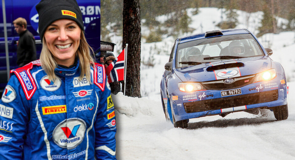 Nå skal Molly omsider få prøve seg bak rattet under et fullverdig rallyløp