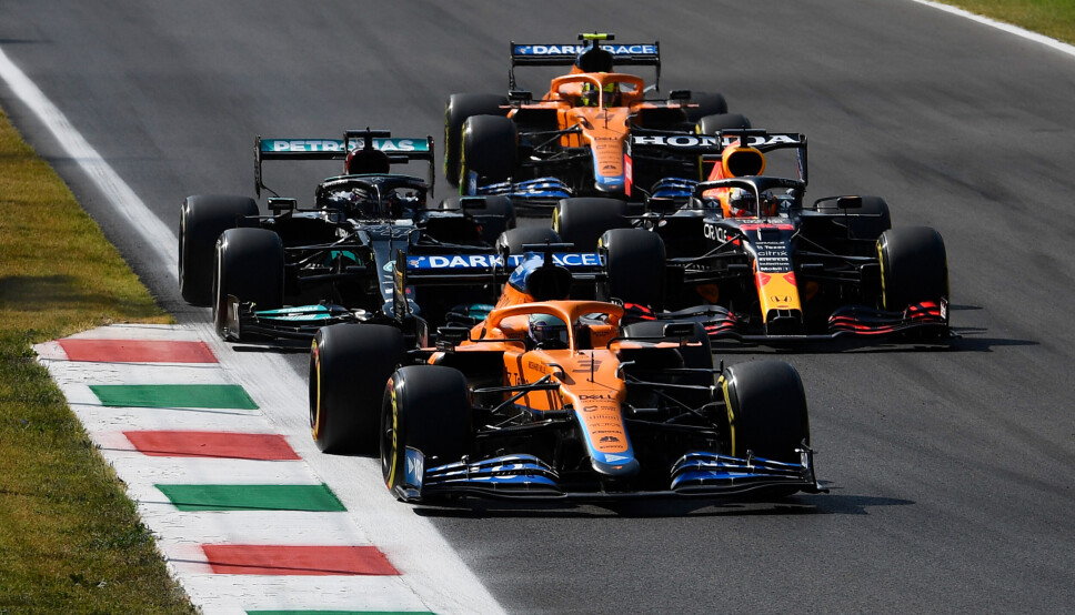 Her fra Monza-løpet i fjor som benyttet seg av sprintløp i fjor. Banen vil ikke gjøre «comeback» med formatet i år.