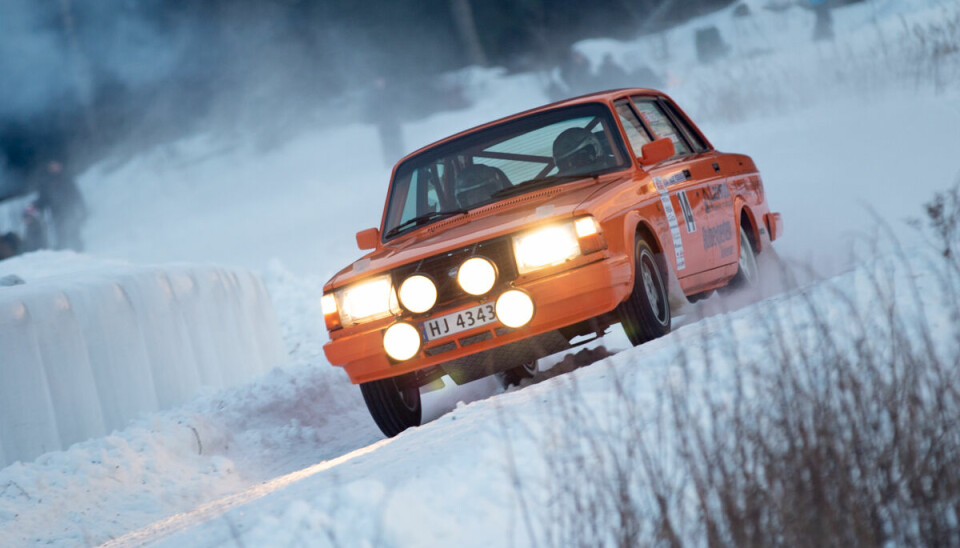 Stig Roar Holter debuterte med sin nybygde Volvo under Rally Finnskog i februar, som oppvarming til den historiske utgaven av Rally Sweden.