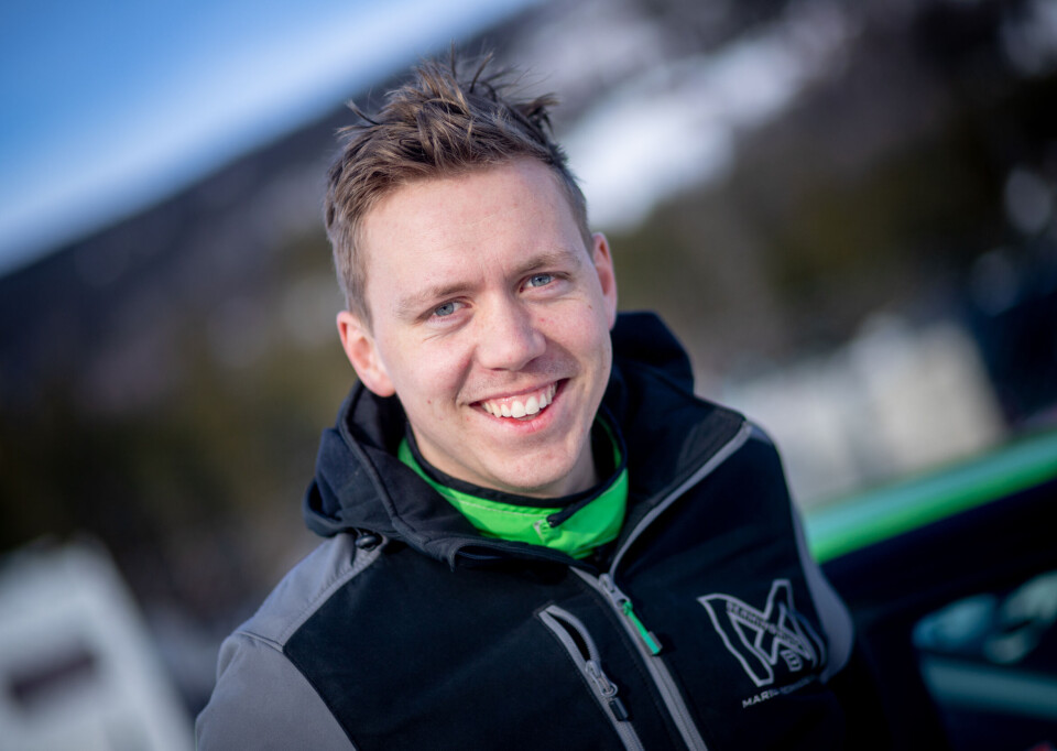 Marius Bermingrud har stor tro på varslingssystemet RallySafe.