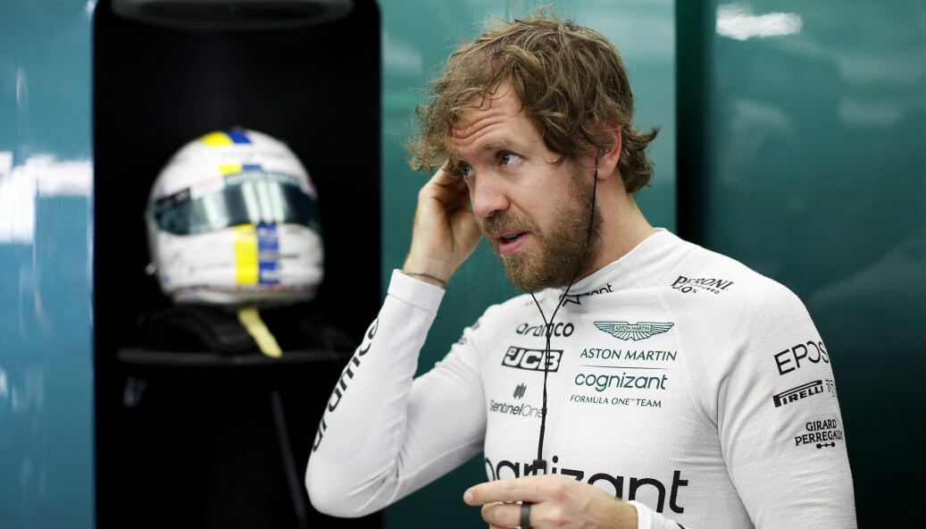 Sebastian Vettel under årets pre-season test i Bahrain.