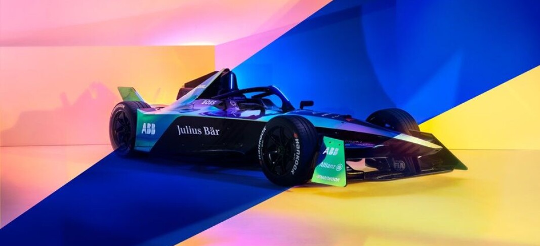 Slik ser den tredje generasjons Formel E-bil ut. Slik ser den tredje generasjons Formel E-bil ut.