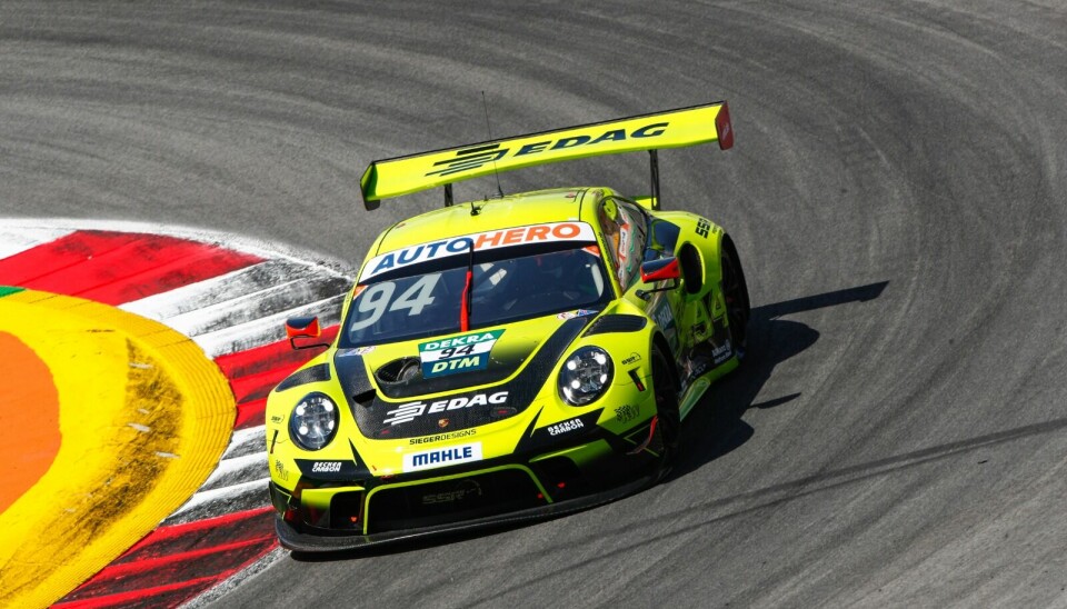 Dennis Olsen i sin nye Porsche for året, driftet av SSR Performance.
