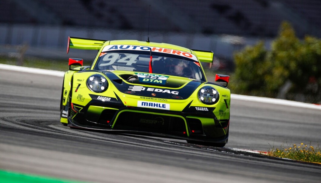 Dennis Olsen på Portimao i sin første løpshelg i DTM. Dennis Olsen på Portimao i sin første løpshelg i DTM.