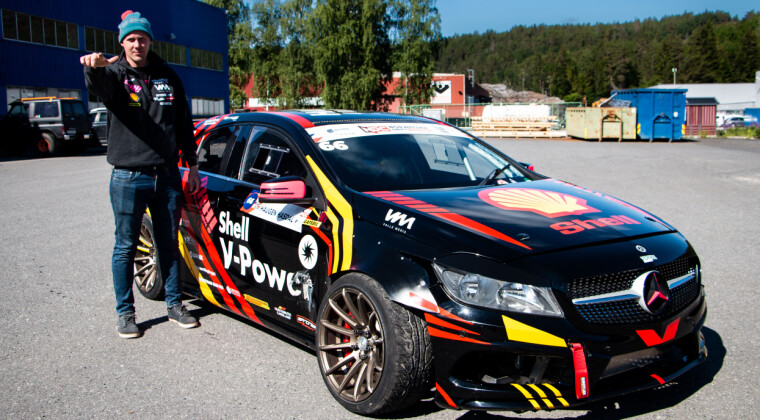 Derfor er Mercedesen til Olav en bil helt utenom det vanlige i norsk drifting