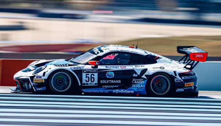 Marius Nakken starter lengst frem av de norske GT3-førerne. Marius Nakken starter lengst frem av de norske GT3-førerne.