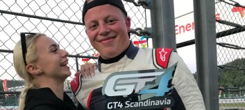 Knalldebut i sitt første GT4-løp på Spa-banen — Marius tok tredjeplass i sin klasse