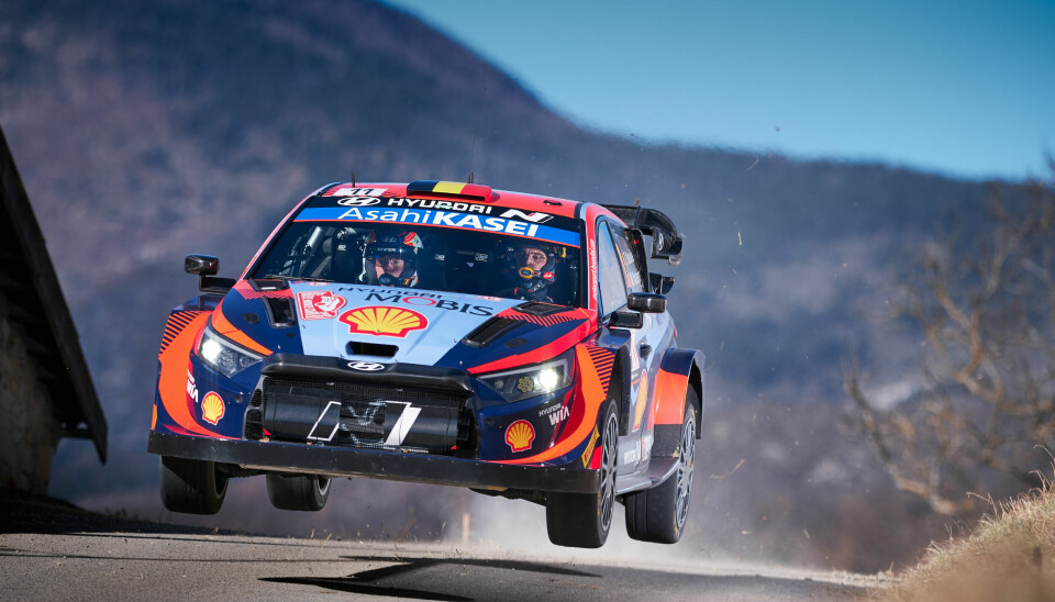 Thierry Neuville fra Rally Monte-Carlo forrige uke hvor han ble beste ikke-Toyota-fører med en tredjeplass i løpet.