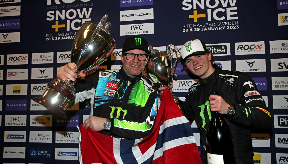 Petter og Oliver Solberg ble nasjonsmestere for Norge for andre året på rad.
