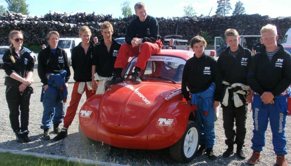 Bilcross Jr. Challenge fra 2014, hvor Robin Hatlin Hansen fra NMK Steinkjer gikk til topps.