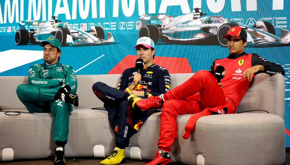 Selv om det ikke er uvanlig at Fernando Alonso, Sergio Perez og Carlos Sainz jr. er i stand til å plassere seg høyt oppe på resultatlistene, så er sammensetningen av griden til årets Miami Grand Prix av det mer ekstraordinære slaget.