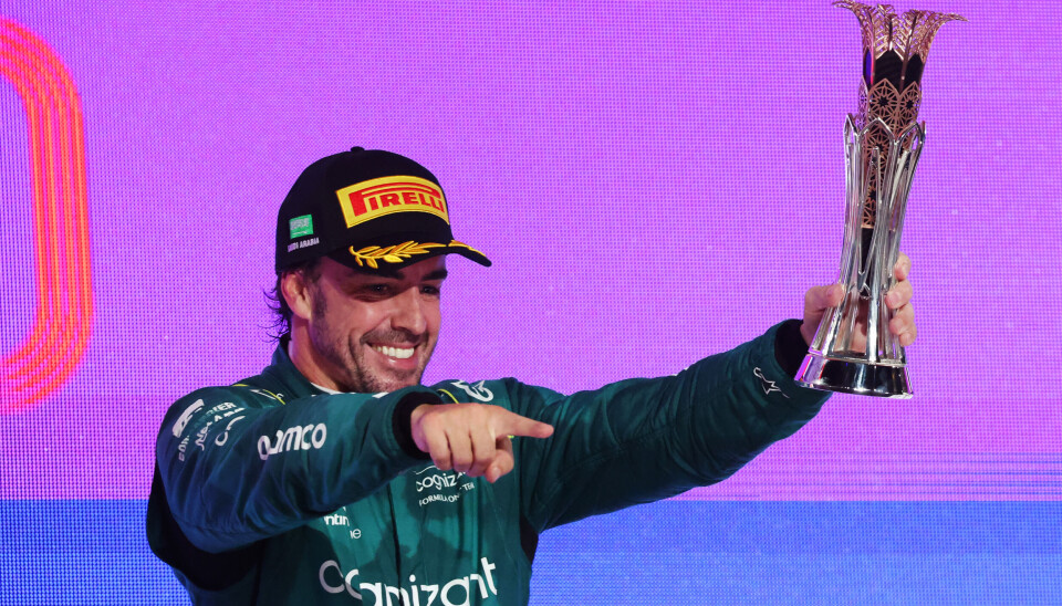 Aston Martin har hatt mye å juble for så langt denne sesongen, her i etterkant av Saudi-Arabia Grand Prix i Jeddah.