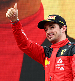 Verstappen raskest - Leclerc starter fra pole