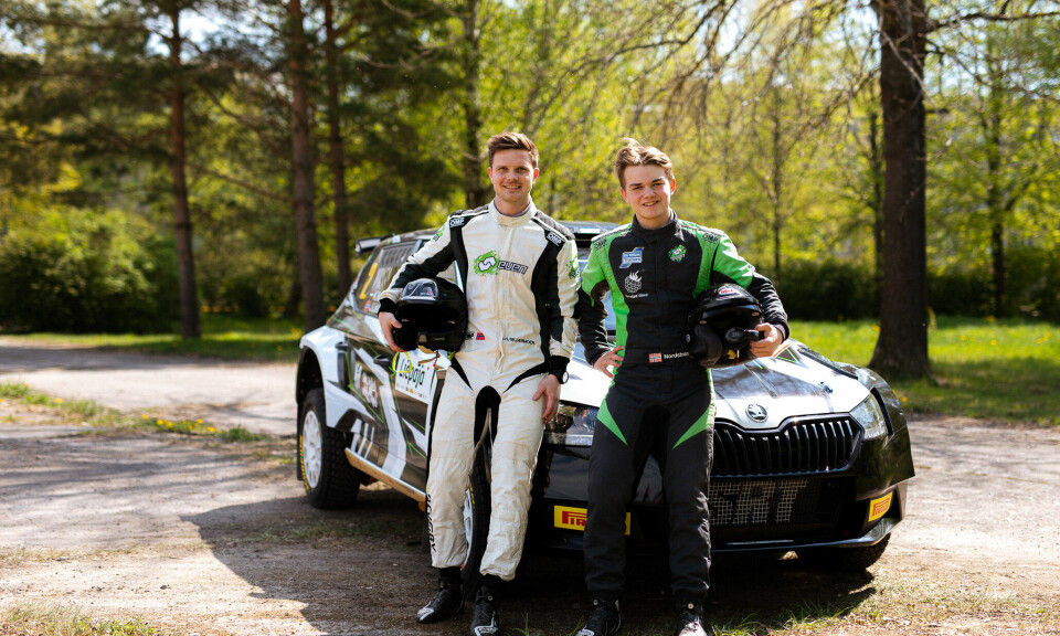 Karl Peder Nordstrand og Jørn Listerud startet samarbeidet på perfekt vis med seier i Rally Vecpils i Mai.