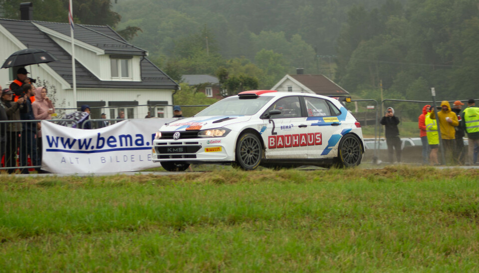 Ole Christian Veiby skulle vise seg å forbli uslått i Rally Grimstad etter helgens NM-runde.