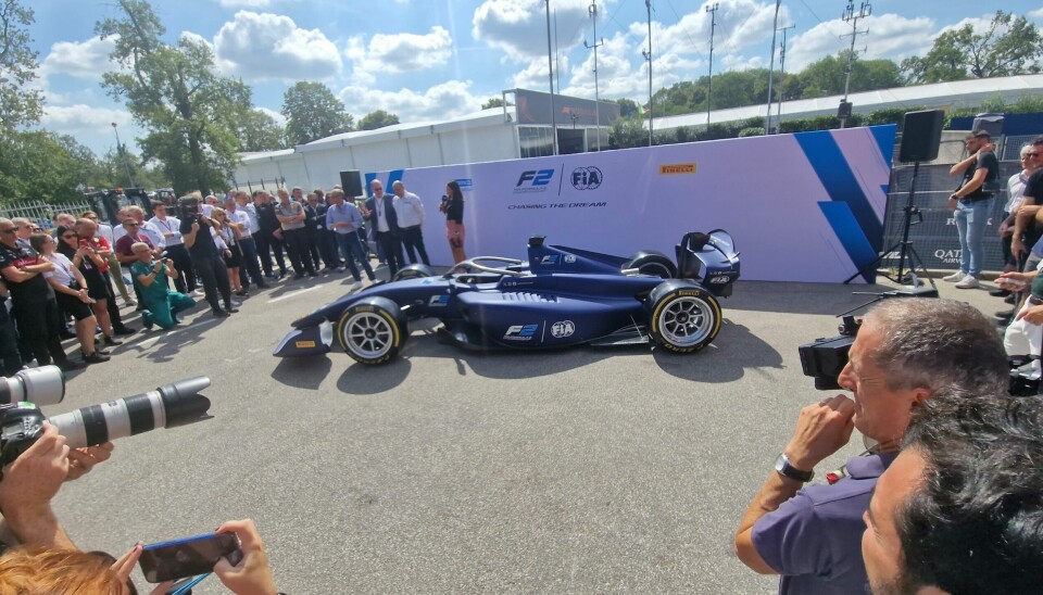 Neste års Formel 2-bil er presentert på Monza.