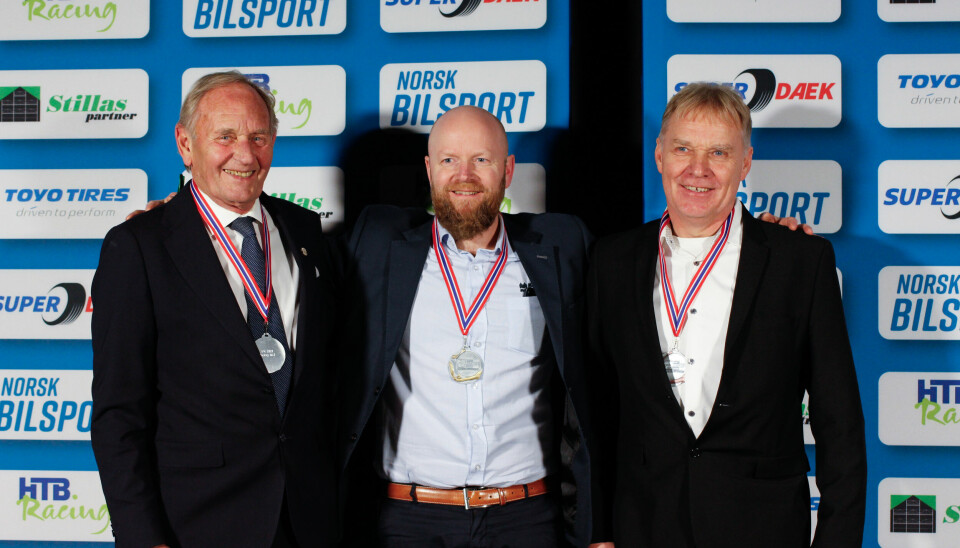 I GT1 gikk årets NM-gull til Ronny Vik (midten) foran Frode Alhaug (venstre) og Jørgen Skaug (bronse).