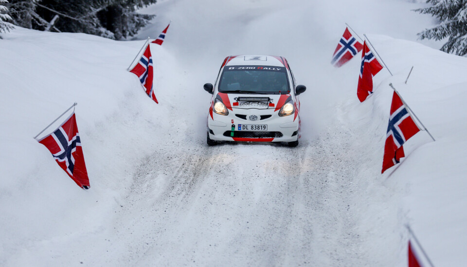 Joakim Skalstad fikk æren av å bli den første til å ta en B-Zero-bil i mål i et norsk rallyløp, og følgelig også ta hjem klasseseieren etter at Steve Røkland og Frank Tore Larsen kjørte av.