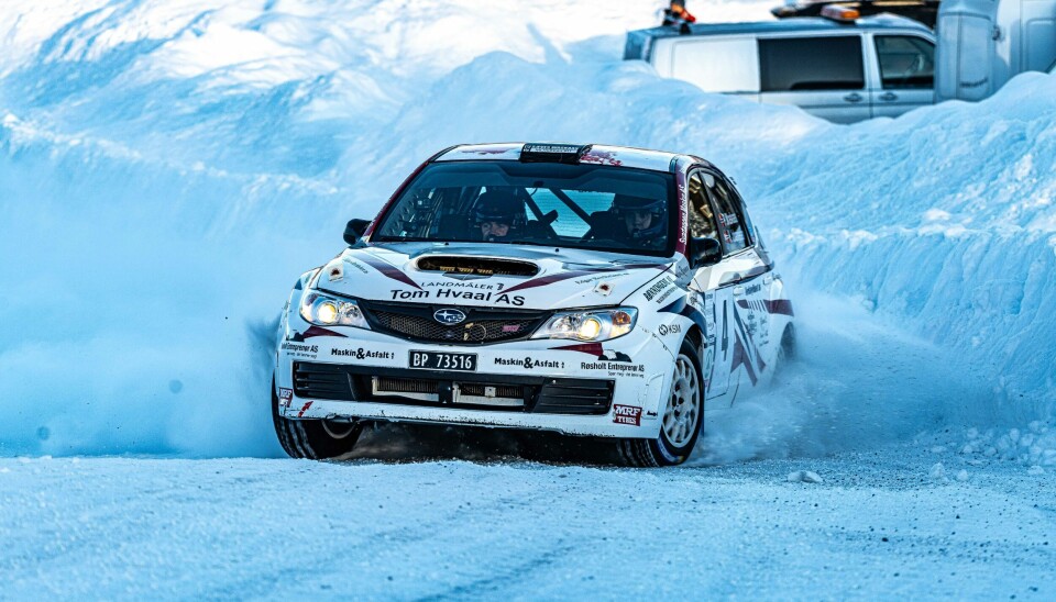 Petter Sæves Waskaas fikk en pangstart på rallysesongen.