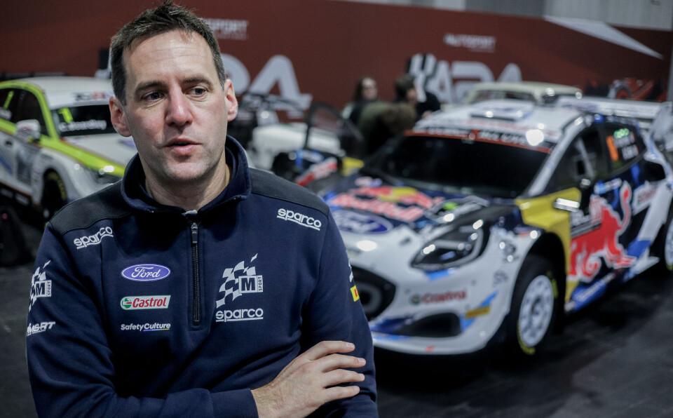 M-Sports teamsjef Rich Millener under Autosport-messen i vinter.