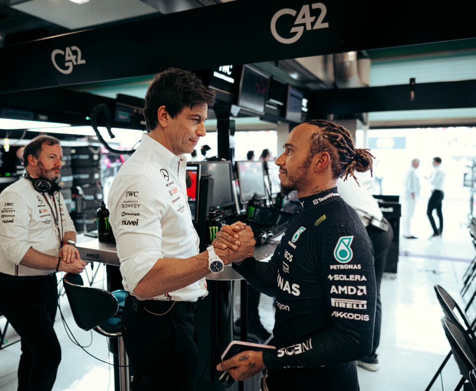 Et nært samarbeid ser ut til å nærme seg slutten. Toto Wolff må innse at Lewis Hamilton forlater teamet etter årets sesong.