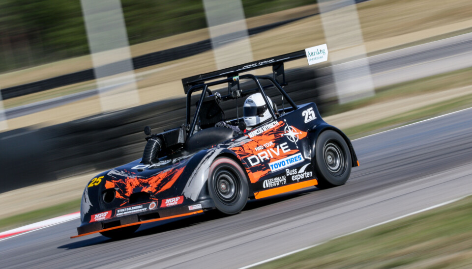 Marcus Myrseth fra NM-runden på Vålerbanen tidligere i år.