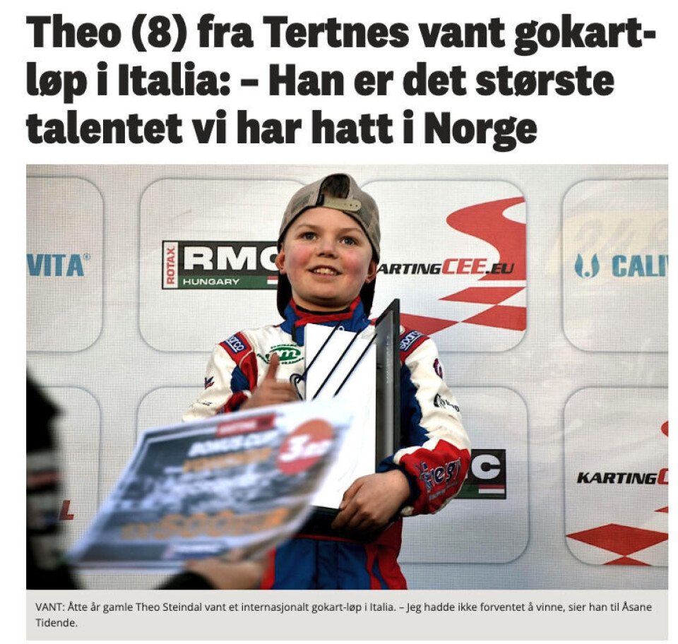 Slik har Theo (8) inspirert Andreas gjennom en tung periode i livet