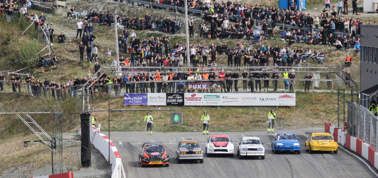 Rallycross-fest på Lånkebanen - slik endte årets første NM-runde