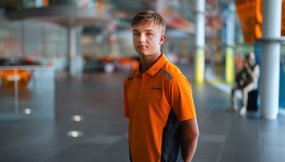 Martinius Stenshorne ikled McLarens farger.