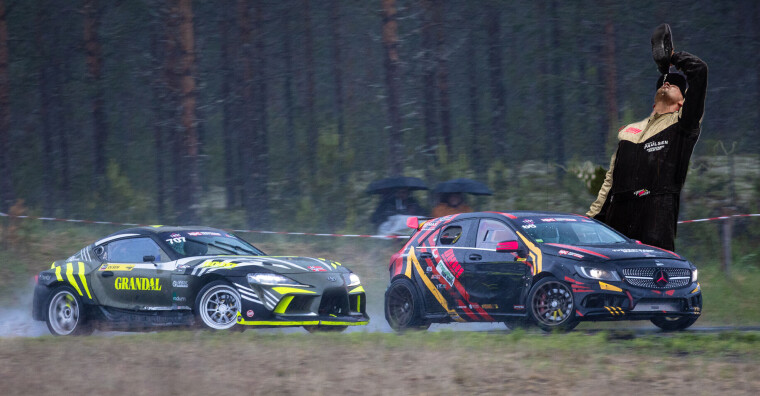 Showmannen Olav tok driftingstjerna med felgen