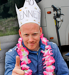 Perfekt bursdagsgave da Kenneth Hansen vant for første gang på to år