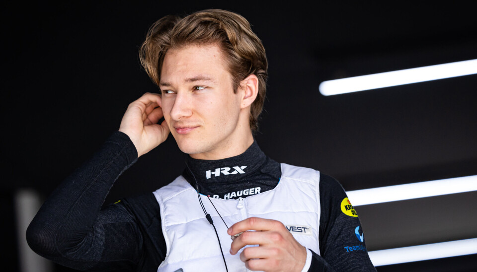 Dennis Hauger slo til med pole positon fredag.