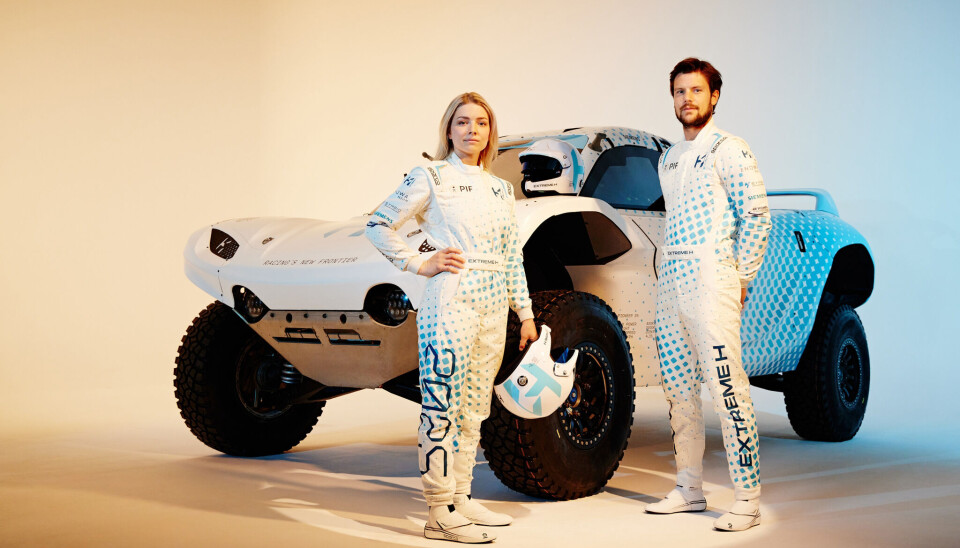 Hedda Hosås markedsføres som den ledende utviklingssjåføren til den nye hydrogenbilen fra Extreme H.