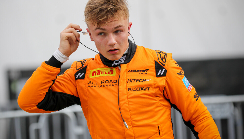 Martinius Stenshorne på Spa-Francorchamps.